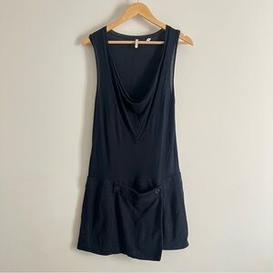 Iisli Dress Sheath Navy Blue Sleeveless Above Knee Casual Size Medium Womens